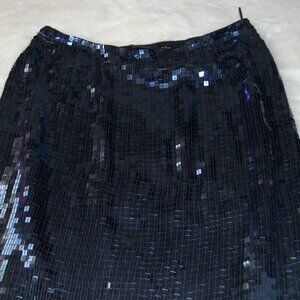 Blue sequenced size 12 skirt
